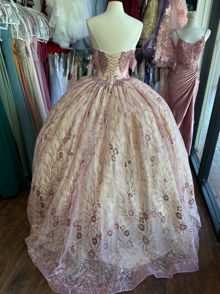 Rose Gold Quinceañera Ball gown dress