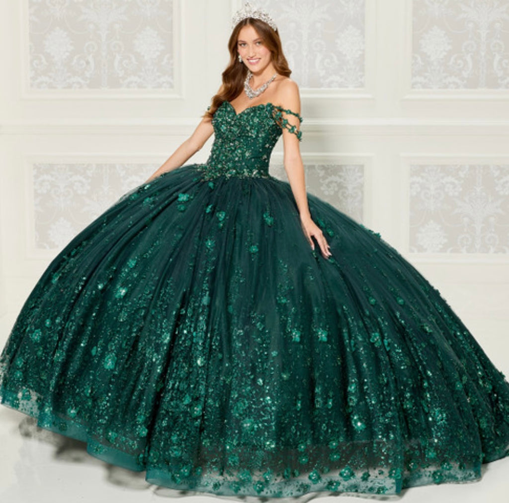 Ariana Vara PR22145 in Dark emerald green size 14