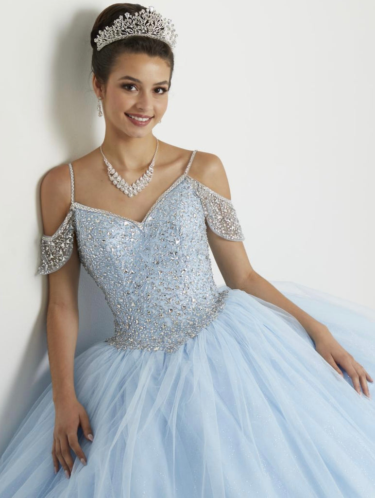 Fiesta Gowns 56439 in Sky Blue size 16