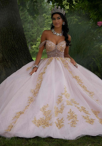 Morilee Quinceañera dress 89442 in Blush size 8