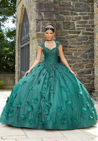 Quinceañera dress Morilee 89343 in Emerald Green size 8