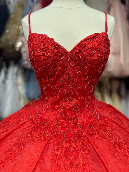 Mary's Bridal Quinceanera dress  MQ3072 in Red, size 8