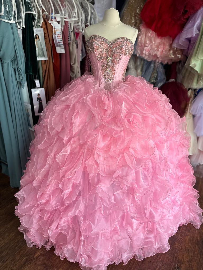 Quinceanera Collection 26784 in Pink size 6