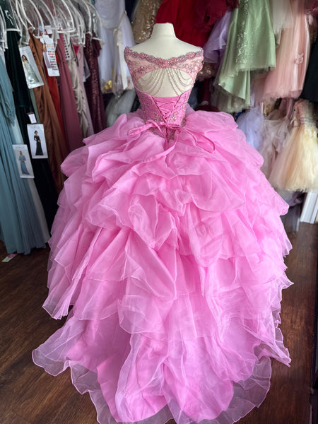 Morilee Quinceanera Dress 89110 in iced pink size 10