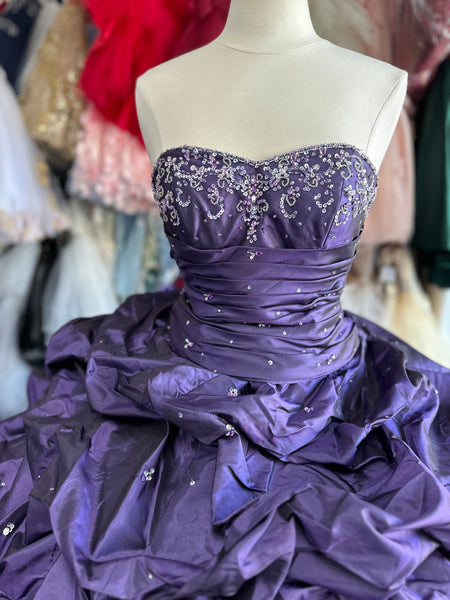 Morilee Quinceanera Dress 86090 Purple size 8